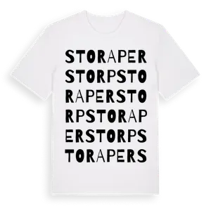 Stora Perstorp ordlek t-shirt – ekologisk bomull t-shirt från Pinshirt