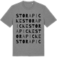Mid Heather Gray t-shirt med Stora Picke ordlek t-shirt