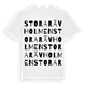Stora Rävholmen ordlek t-shirt