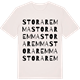 Vintage White t-shirt med Stora Remma ordlek t-shirt