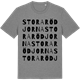 Mid Heather Gray t-shirt med Stora Rödjorna ordlek t-shirt