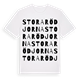 Stora Rödjorna ordlek t-shirt