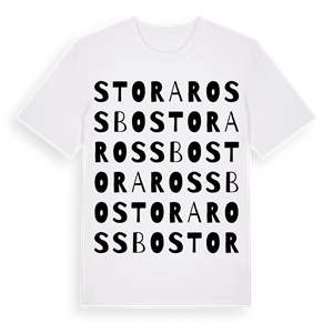 Stora Rossbo ordlek t-shirt – ekologisk bomull t-shirt från Pinshirt