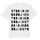 Stora Rundrödjan ordlek t-shirt