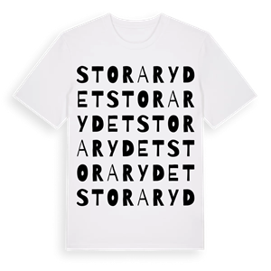 Stora Rydet ordlek t-shirt – ekologisk bomull t-shirt från Pinshirt