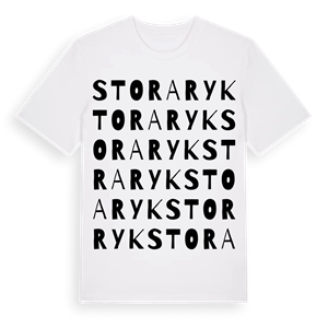 Stora Ryk ordlek t-shirt – ekologisk bomull t-shirt från Pinshirt