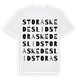 Stora Skedeslid ordlek t-shirt