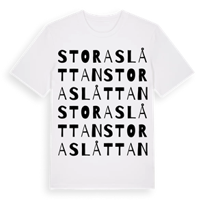 Stora Slåttan ordlek t-shirt – ekologisk bomull t-shirt från Pinshirt