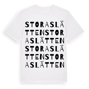 Stora Slätten ordlek t-shirt – ekologisk bomull t-shirt från Pinshirt