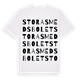 Stora Smedsbolet ordlek t-shirt