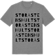 Mid Heather Gray t-shirt med Stora Stenshult ordlek t-shirt