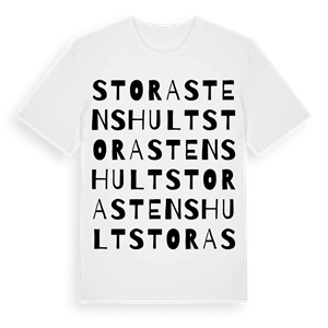 Stora Stenshult ordlek t-shirt – ekologisk bomull t-shirt från Pinshirt