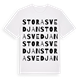 Stora Svedjan ordlek t-shirt