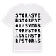 Stora Svenstorp ordlek t-shirt