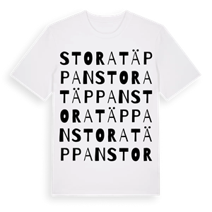 Stora Täppan ordlek t-shirt – ekologisk bomull t-shirt från Pinshirt