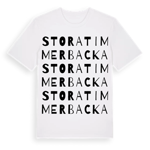 Stora Timmerbacka ordlek t-shirt – ekologisk bomull t-shirt från Pinshirt