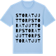 Blue Soul t-shirt med Stora Tjuttorp ordlek t-shirt