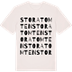 Vintage White t-shirt med Stora Tomten ordlek t-shirt