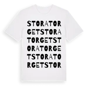 Stora Torget ordlek t-shirt – ekologisk bomull t-shirt från Pinshirt