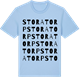 Blue Soul t-shirt med Stora Torp ordlek t-shirt
