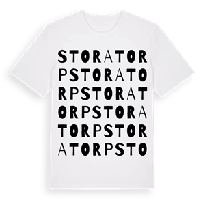 Stora Torp ordlek t-shirt – ekologisk bomull t-shirt från Pinshirt