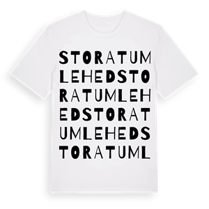 Stora Tumlehed ordlek t-shirt – ekologisk bomull t-shirt från Pinshirt
