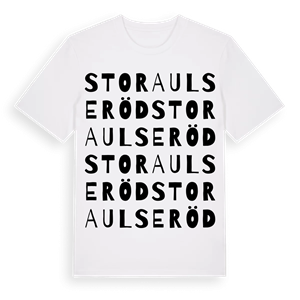 Stora Ulseröd ordlek t-shirt – ekologisk bomull t-shirt från Pinshirt