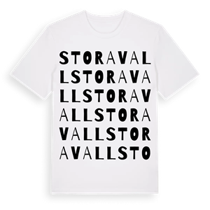 Stora Vall ordlek t-shirt – ekologisk bomull t-shirt från Pinshirt