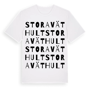 Stora Väthult ordlek t-shirt – ekologisk bomull t-shirt från Pinshirt