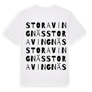 Stora Vingnäs ordlek t-shirt – ekologisk bomull t-shirt från Pinshirt