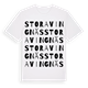 Stora Vingnäs ordlek t-shirt