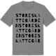 Mid Heather Gray t-shirt med Store Skattegården ordlek t-shirt