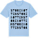 Blue Soul t-shirt med Storebotten ordlek t-shirt