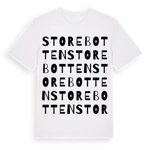Storebotten ordlek t-shirt – ekologisk bomull t-shirt från Pinshirt