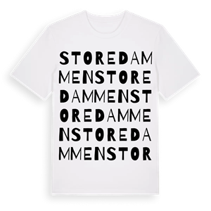 Storedammen ordlek t-shirt – ekologisk bomull t-shirt från Pinshirt