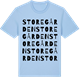 Blue Soul t-shirt med Storegården ordlek t-shirt