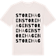 Vintage White t-shirt med Storehagen ordlek t-shirt