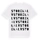 Storekalv ordlek t-shirt