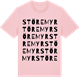 Pink Cotton t-shirt med Störemyr ordlek t-shirt