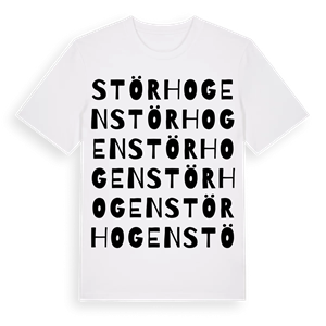 Störhogen ordlek t-shirt – ekologisk bomull t-shirt från Pinshirt