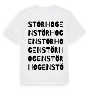 Störhogen ordlek t-shirt – ekologisk bomull t-shirt från Pinshirt