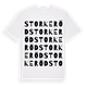 Storkeröd ordlek t-shirt