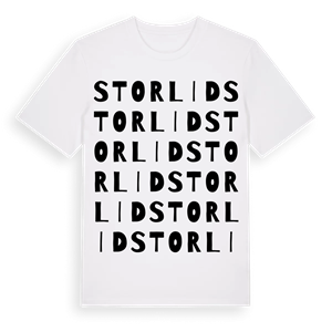 Storlid ordlek t-shirt – ekologisk bomull t-shirt från Pinshirt