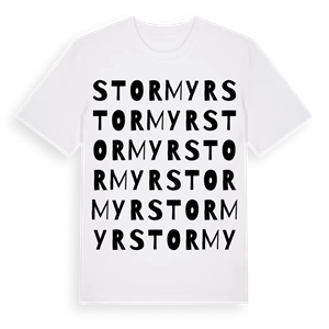 Stormyr ordlek t-shirt – ekologisk bomull t-shirt från Pinshirt