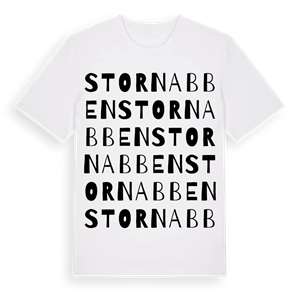 Stornabben ordlek t-shirt – ekologisk bomull t-shirt från Pinshirt
