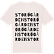 Vintage White t-shirt med Storögården ordlek t-shirt