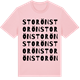 Pink Cotton t-shirt med Storön ordlek t-shirt