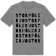 Mid Heather Gray t-shirt med Storpökerud ordlek t-shirt