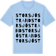 Blue Soul t-shirt med Storsjöstrand ordlek t-shirt
