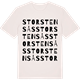 Vintage White t-shirt med Storstensås ordlek t-shirt